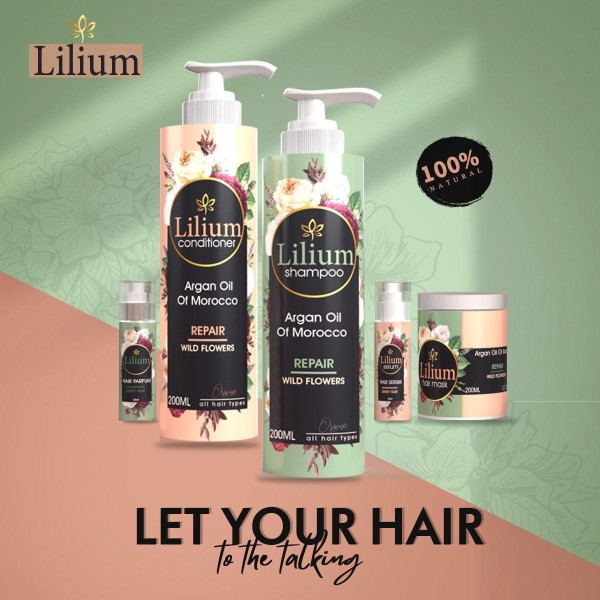 Lilium Hair Care Set ( Argan Oli Of Moroccco ) 